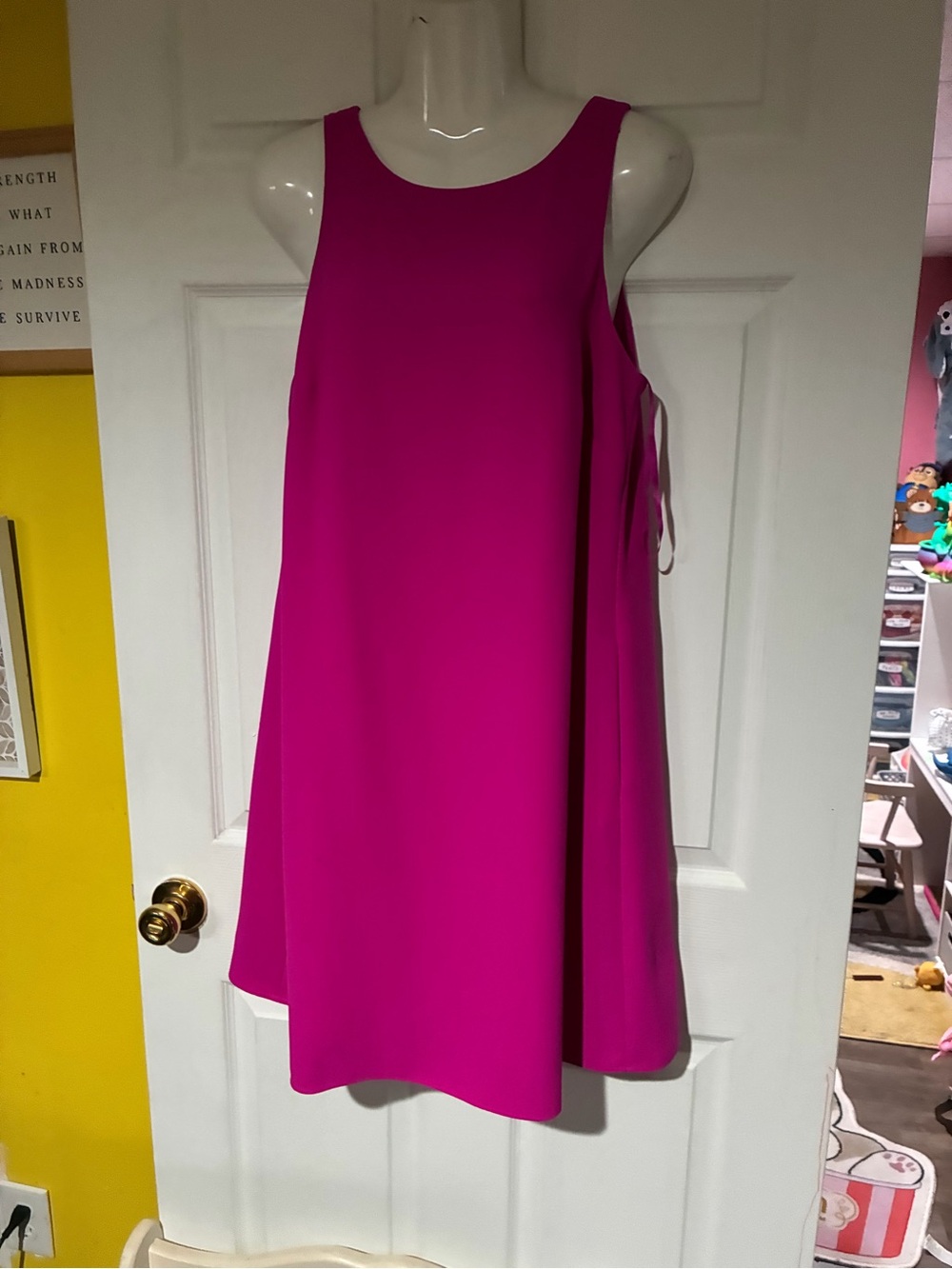 Ralph Lauren Sleeveless Hot Pink Mini Dress